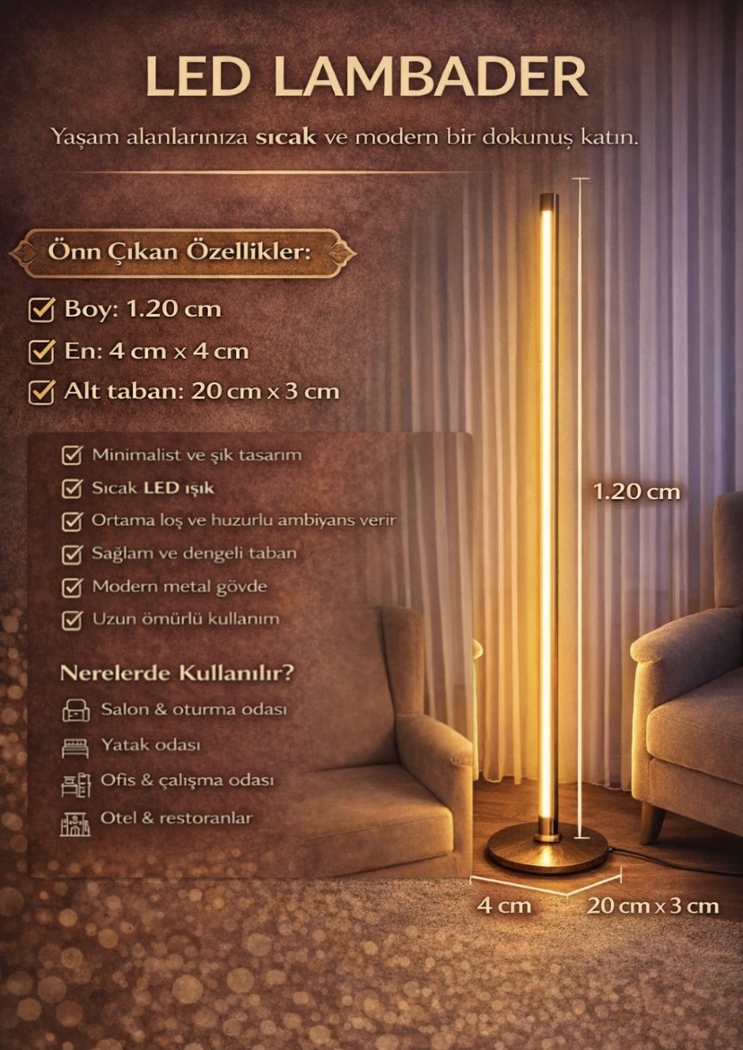 Modern LED Lambader